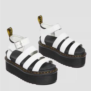 Dr. Martens - BLAIRE HYDRO LEATHER PLATFORM STRAP SANDALS